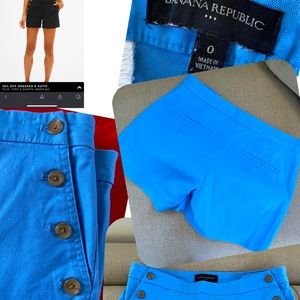 Banana republic shorts size 0~Cornflower blue